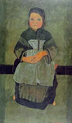 Enfant breton assis, 1895